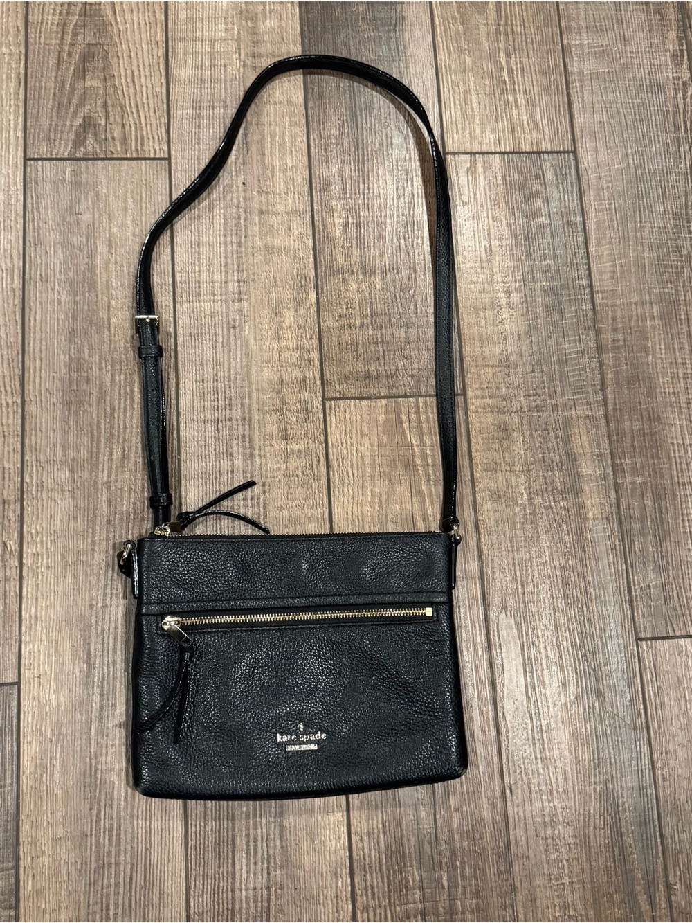 Kate Spade New York Jackson Pebbled Leather Shoulder Top Zip Crossbody Bag